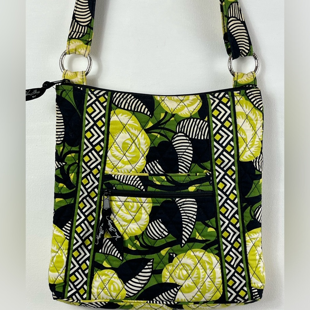 Vera Bradley La Neon Rose Hipster Crossbody Tote Purse Shoulder Bag Retired